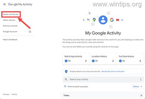 myactivity google com history delete|A Step